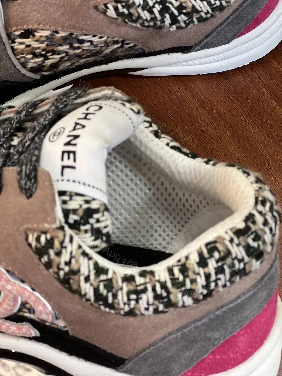 View 2 of Velvet-Textured Trainers: Luxe-Chic Knit & Suede Sneakers