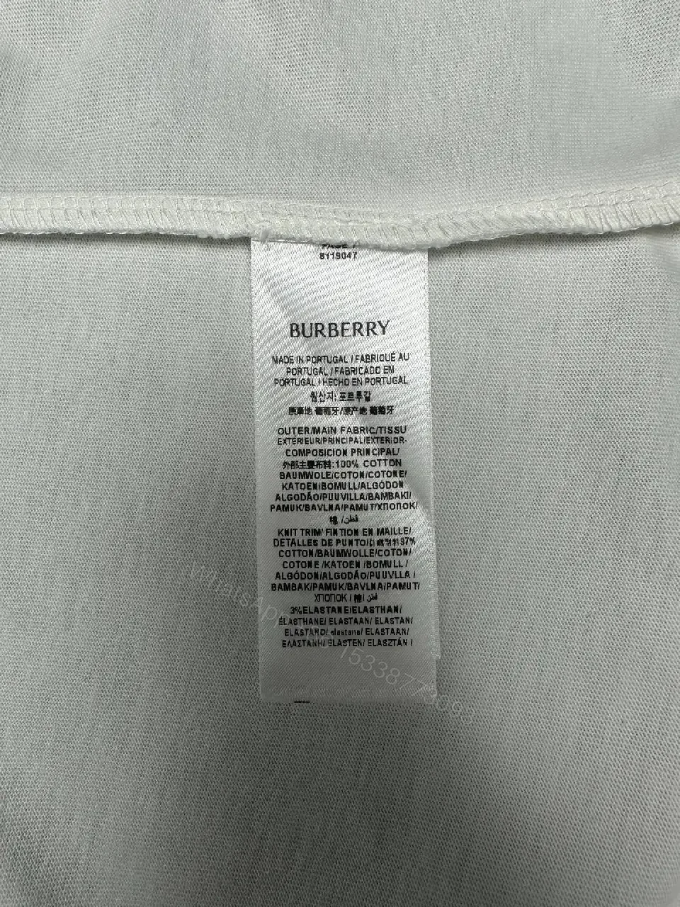 View 8 of White Cotton Tee: Subtle Luxe Script Detail, Premium Comfort, Timeless Fit