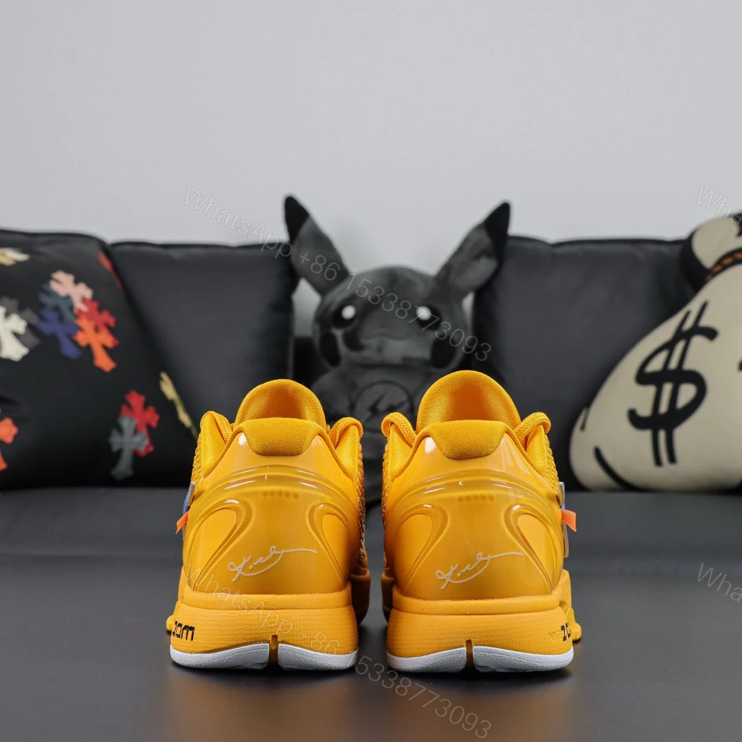 View 6 of Off White Kobe 6 Protro Yellow Reps