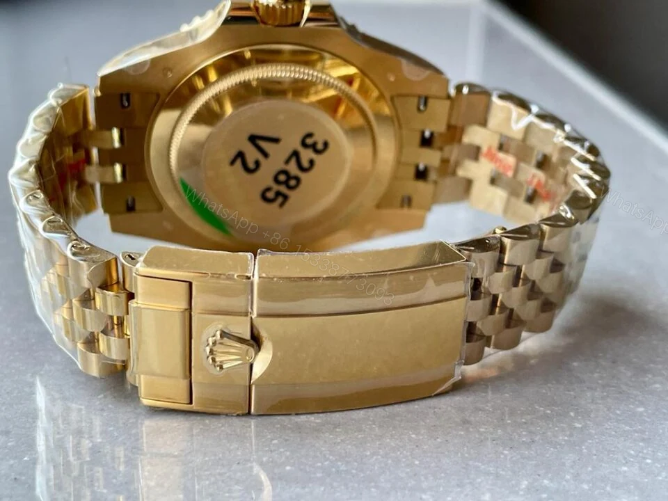 View 12 of EWF Factory 1:1 Rolex GMT-Master II 126718GRNR 904L YG Black Dial Dots VR3285