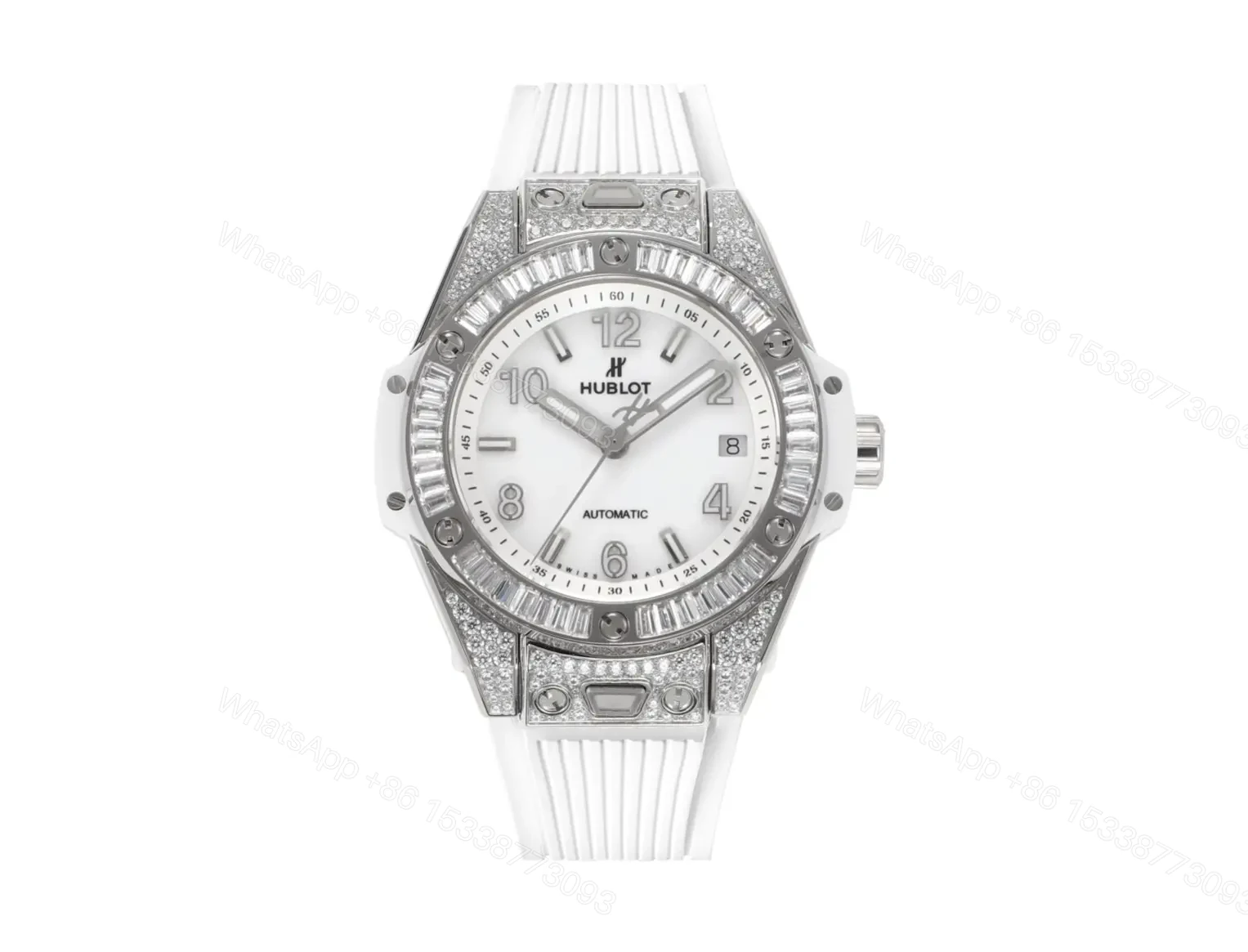Hublot Big Bang White Diamond Watch — view 1