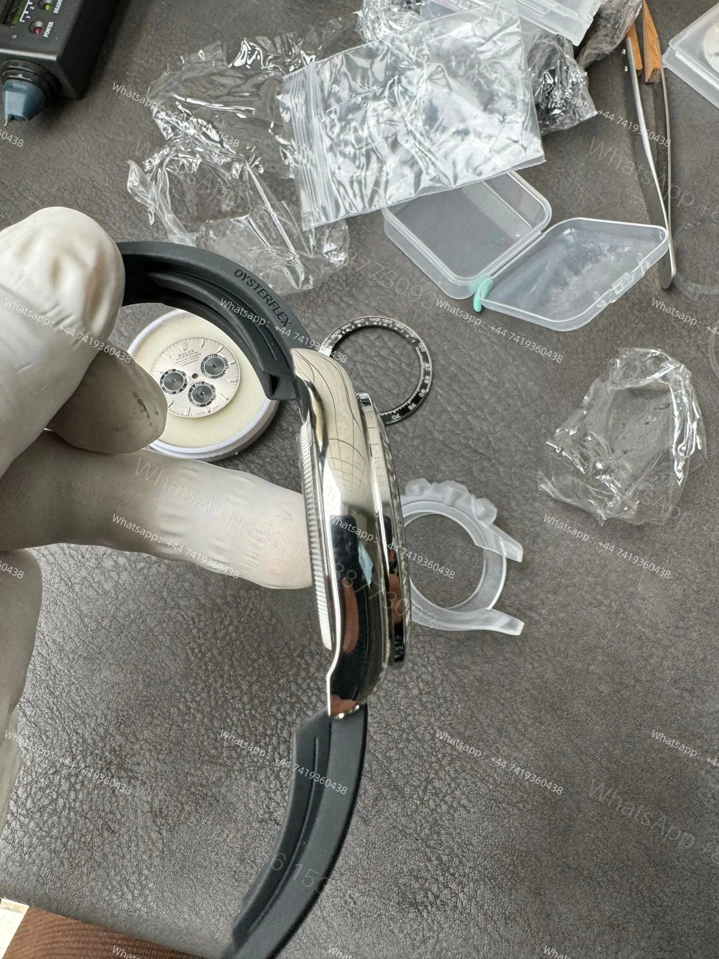 View 9 of Rolex Daytona Super Clone 126539TBR Diamond Gray Dial 4131 Movement