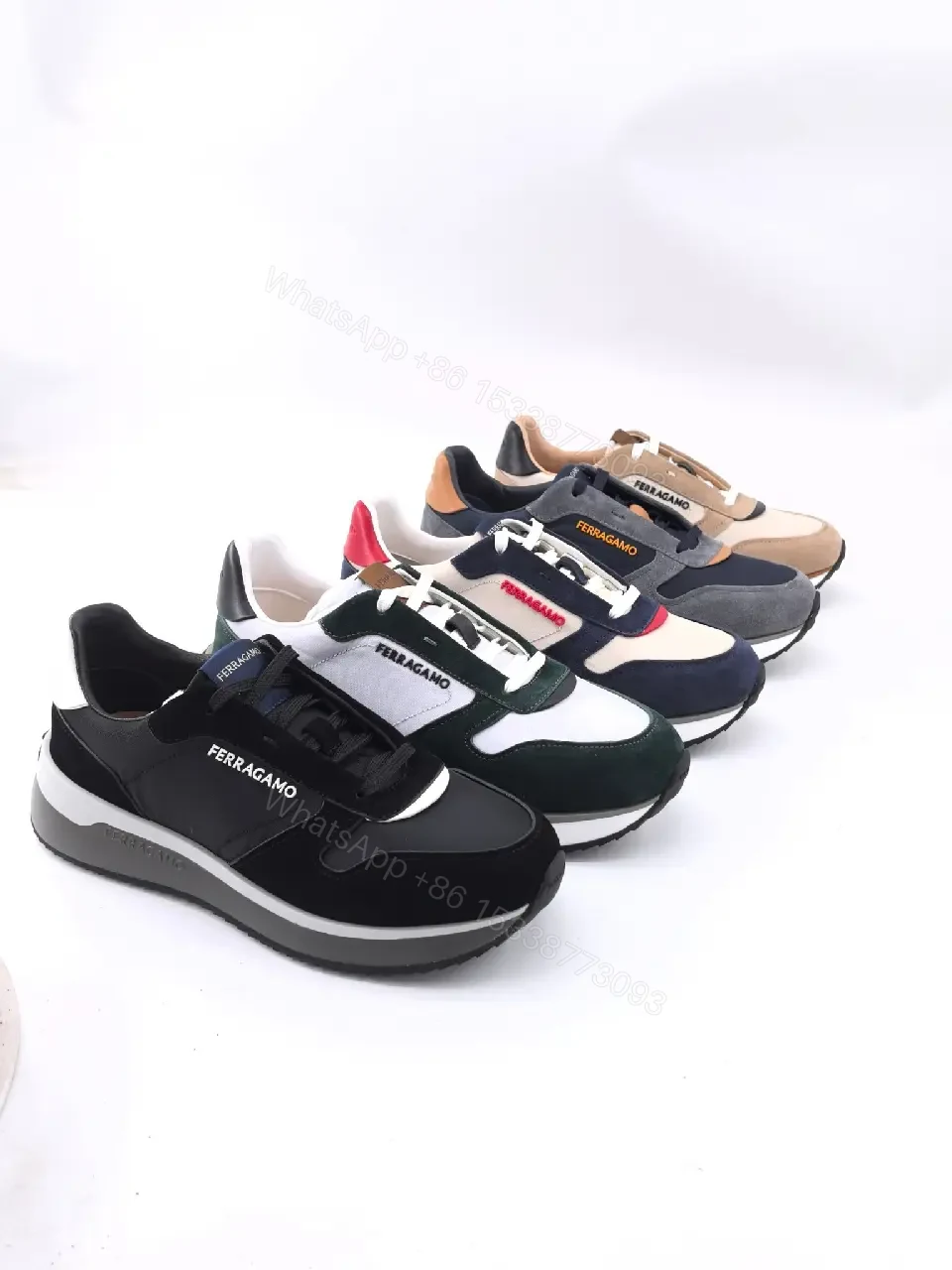 View 8 of Casual Luxe Suede Sneaker with Textured Blocks, Mens Footwear
