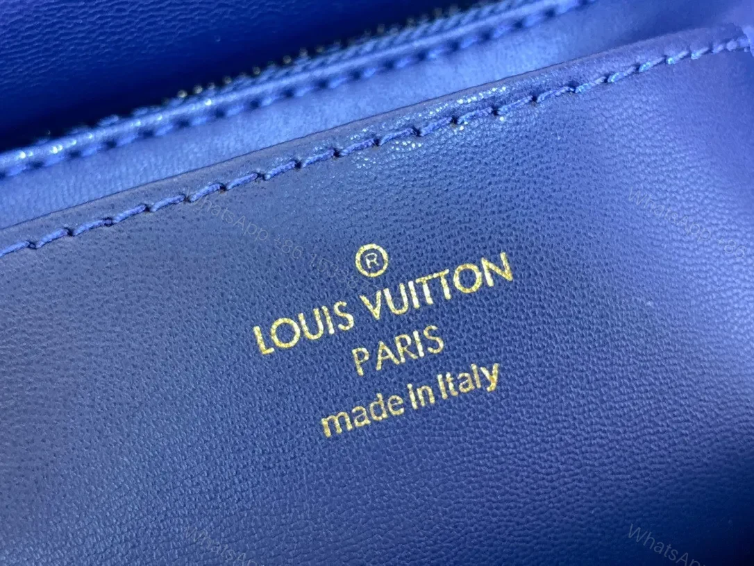 View 8 of Louis Vuitton LV Go-14 Handbags Dark Blue 23cm