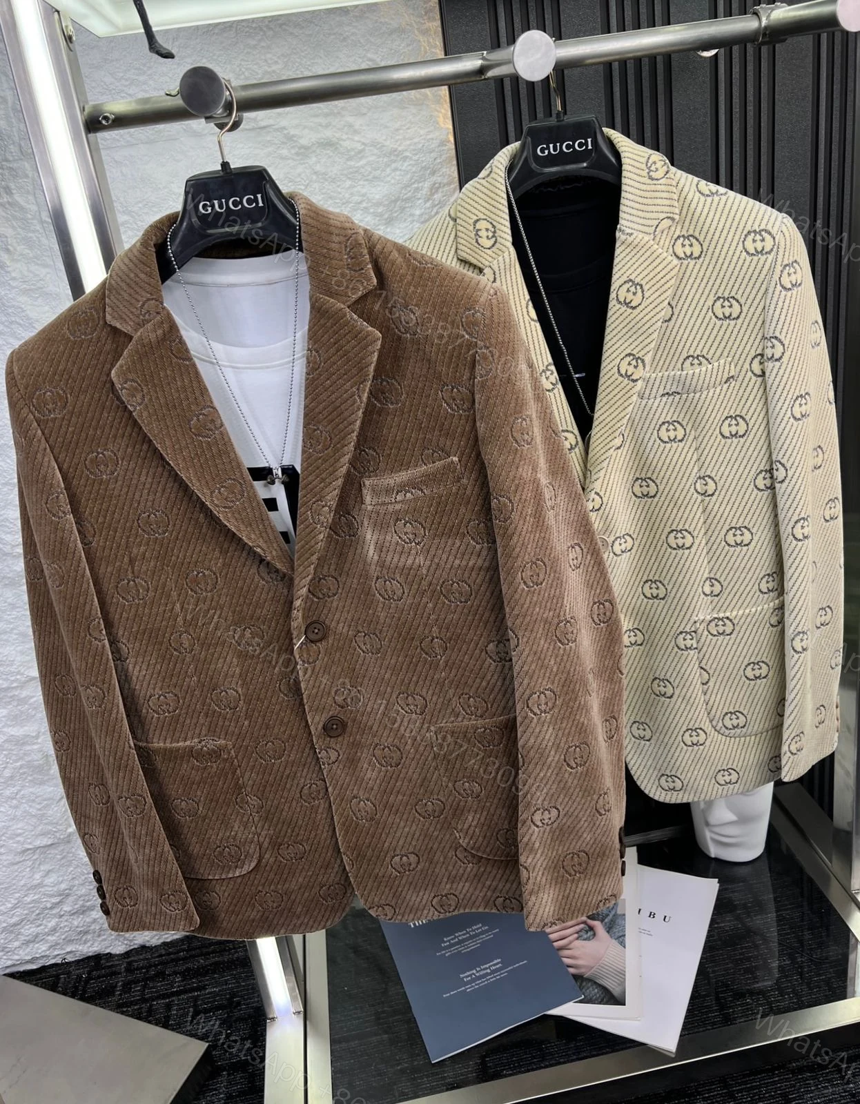 First Copy Gucci Imported Fabric Blazer — view 1