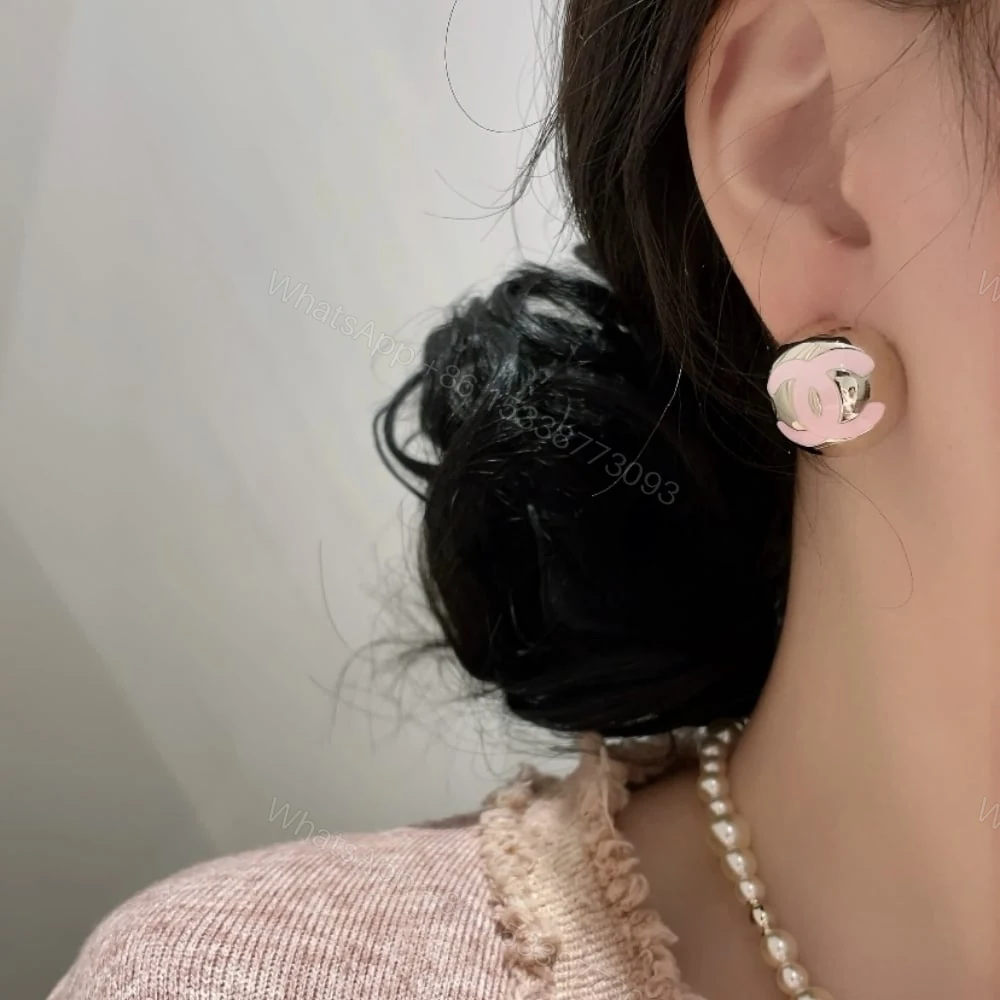 View 4 of CHANEL STUD EARRINGS GOLD PINK ABE810 B19198 NACVE