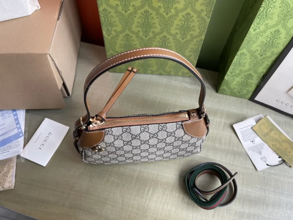 View 3 of G-Inspired GG Mini Shoulder Bag: Luxe Everyday Elevation
