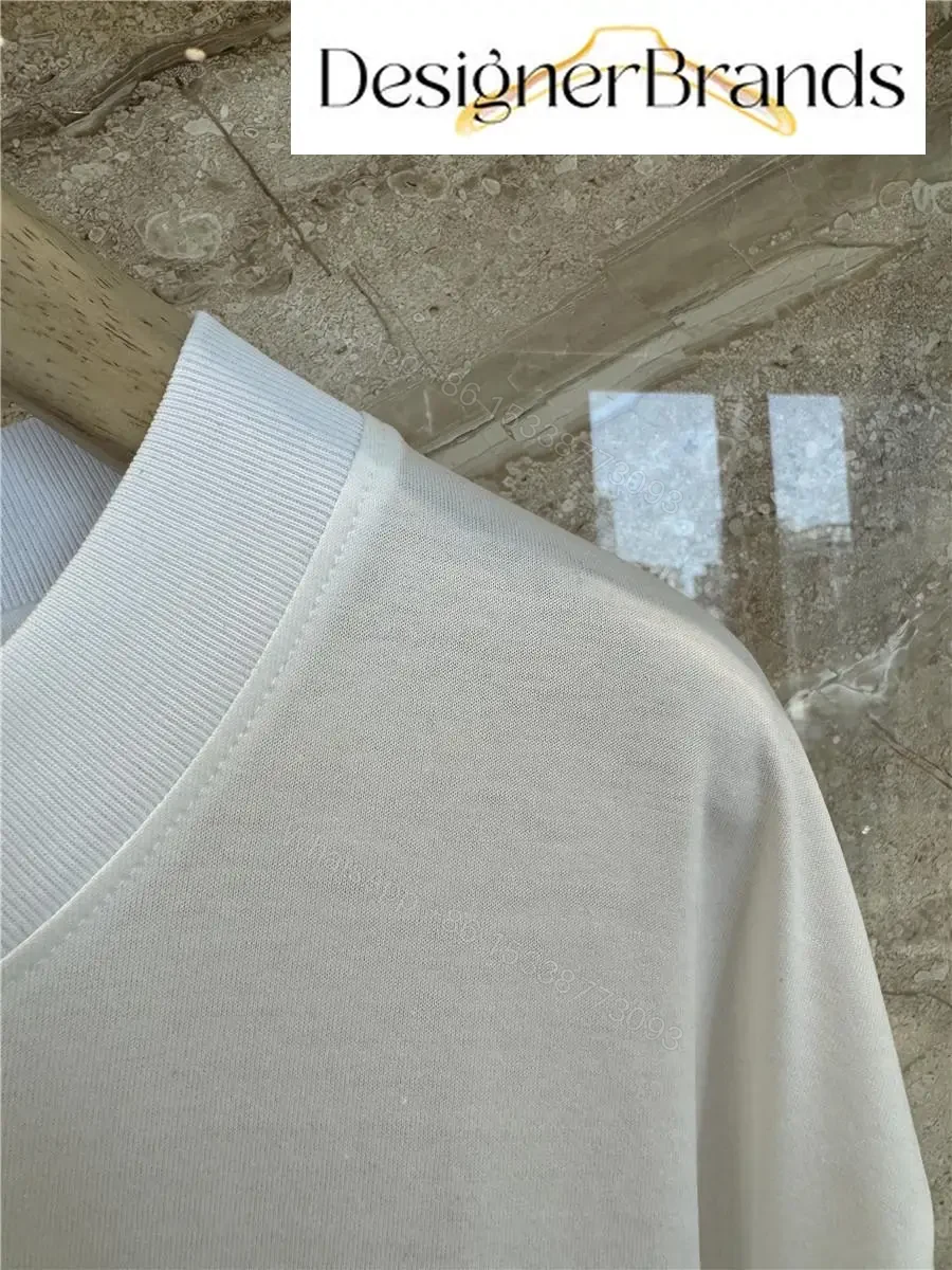 View 10 of White Knit Tee + Elevated Logo + Minimalist Streetwear + Designer Graphic + T-Shirt