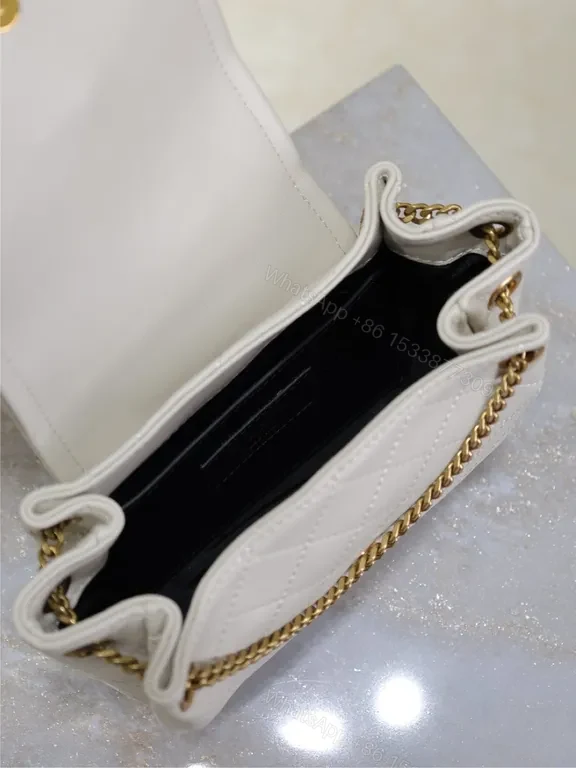 View 7 of Ivory Quilted Lambskin Mini Bag: Luxe Everyday Charm