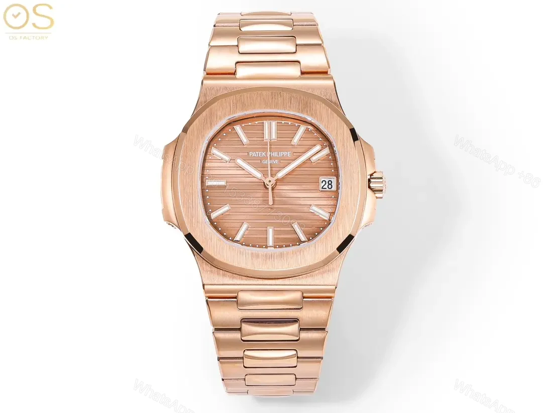 Patek Philippe Rose Gold Nautilus Style Watch — view 1