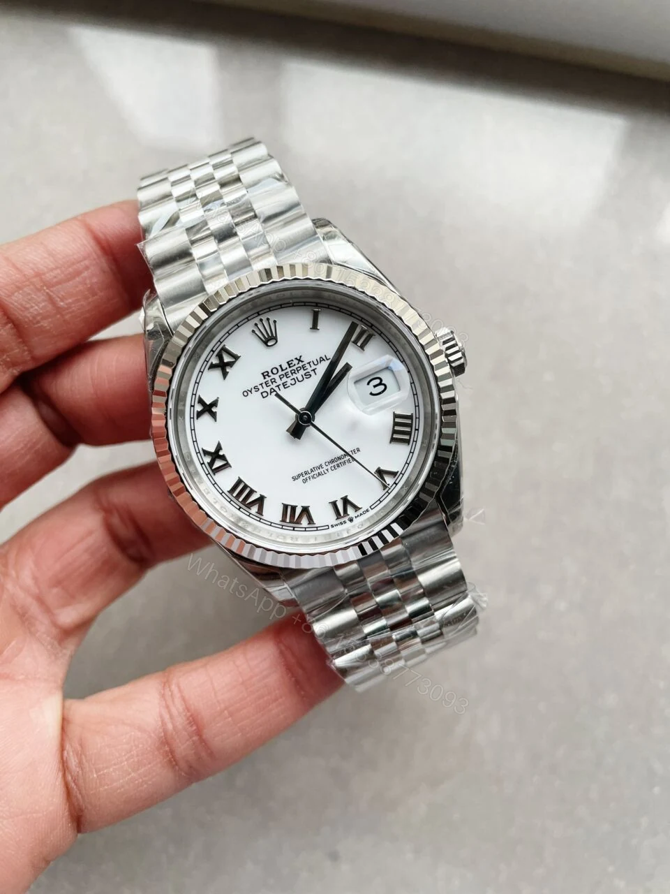 VSF Factory 1:1 Rolex Datejust 41mm 16030 Roman markers White dial VS3235 — view 1