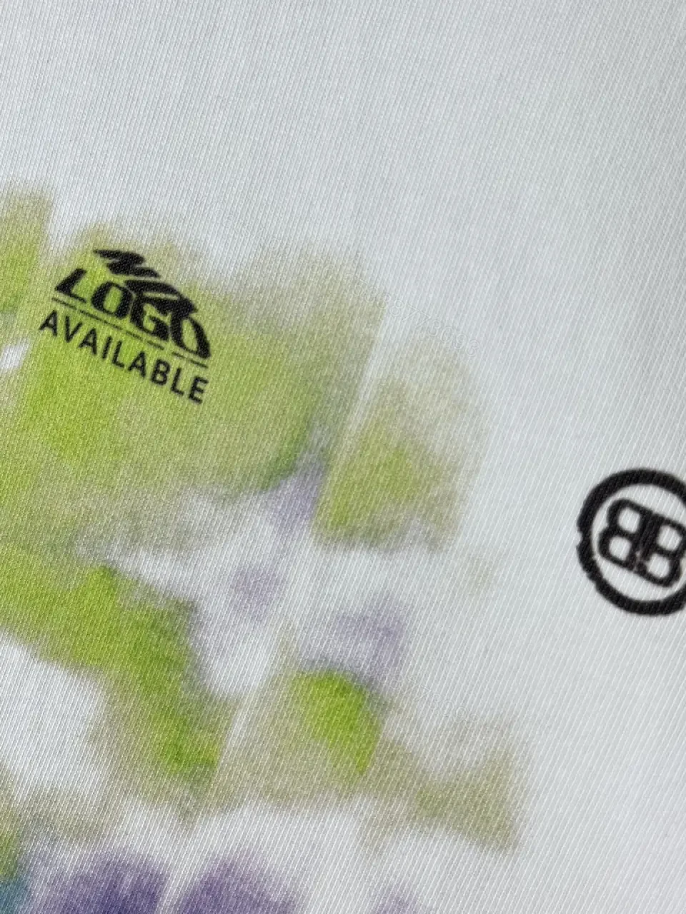 View 3 of White Oversize Tee Tie-Dye Graphic BALENCIAGA Tee