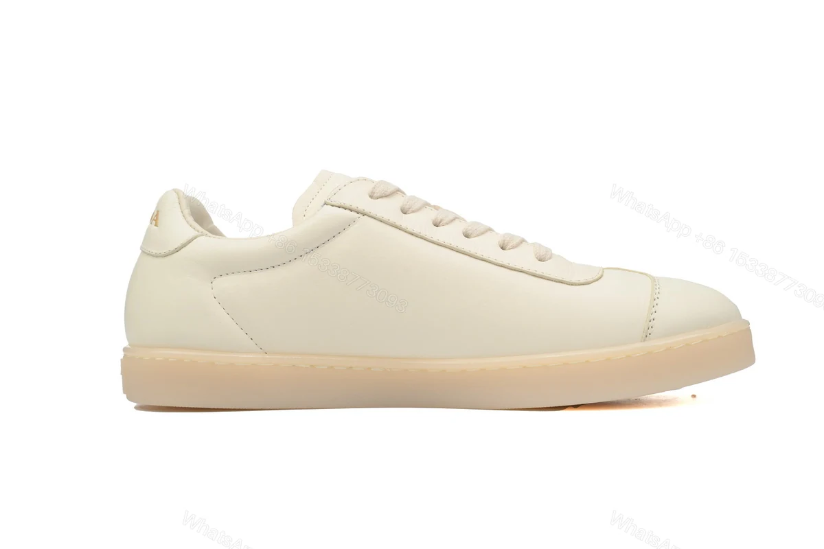 View 5 of Prada Downtown Low Sneakers Rice White