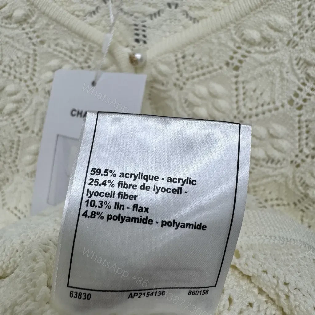 View 2 of Off-White Lace Cardigan Scalloped Edges: Elegant Layering Knit