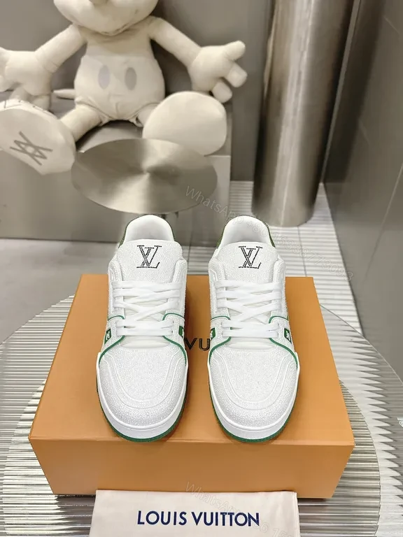 Chic Velocity Trainers: Luxury LV-Style Comfort Sneakers — view 1