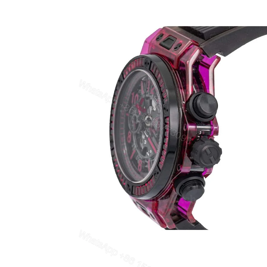 View 4 of Hublot Super Clone Red Sapphire Watch