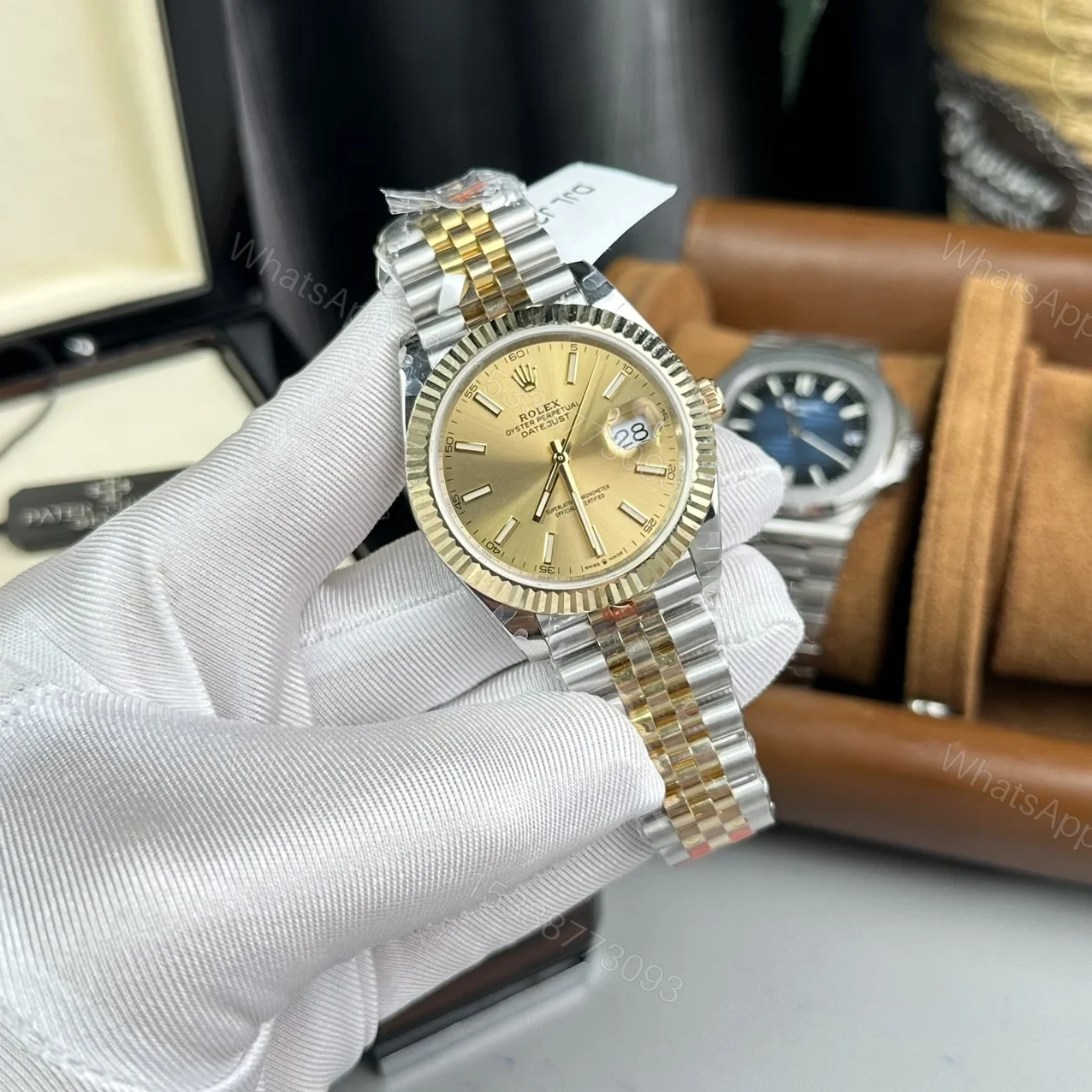 View 3 of Rolex Datejust Champagne Dial 126333-0010 41 mm