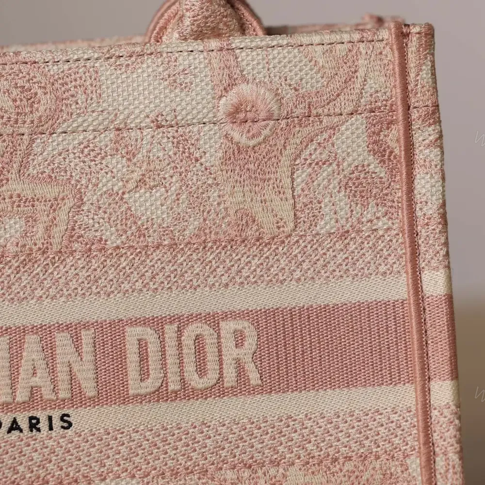 View 8 of 高仿Dior*BookTote系列粉色茹伊手袋