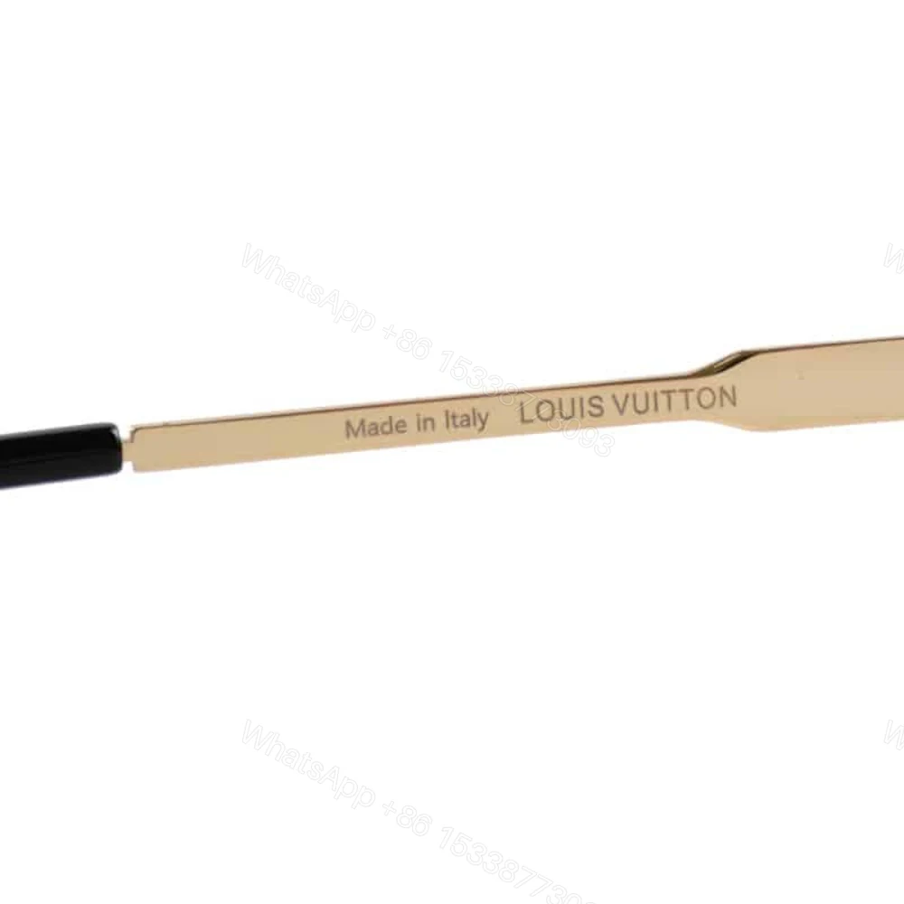View 4 of Louis Vuitton Cyclone Metal Sunglasses Gold