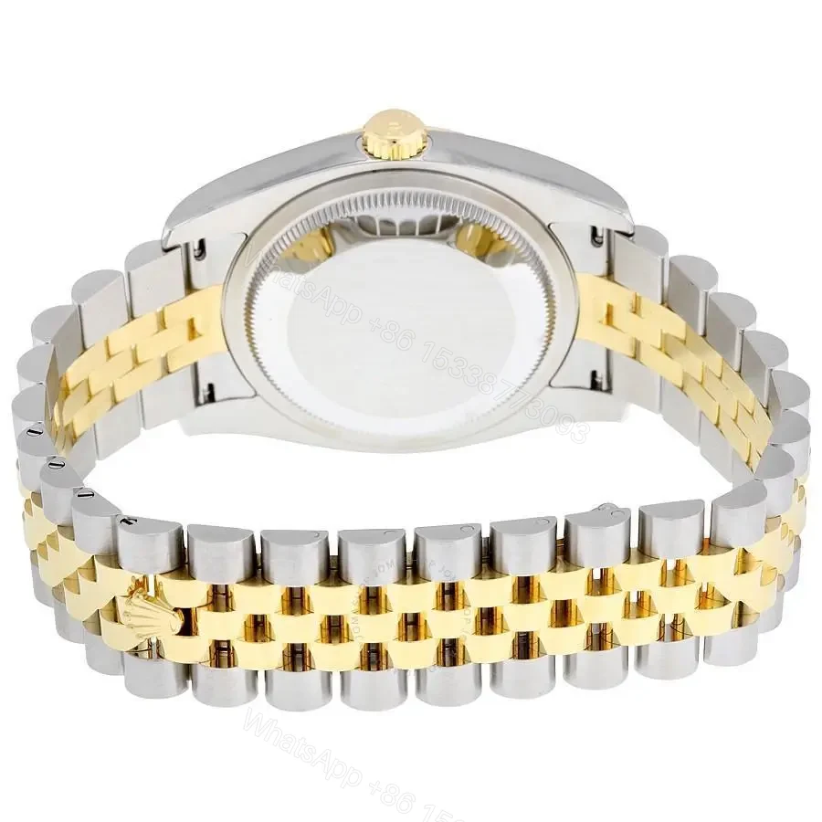 View 2 of Replica Rolex Datejust – Silver/Gold Black