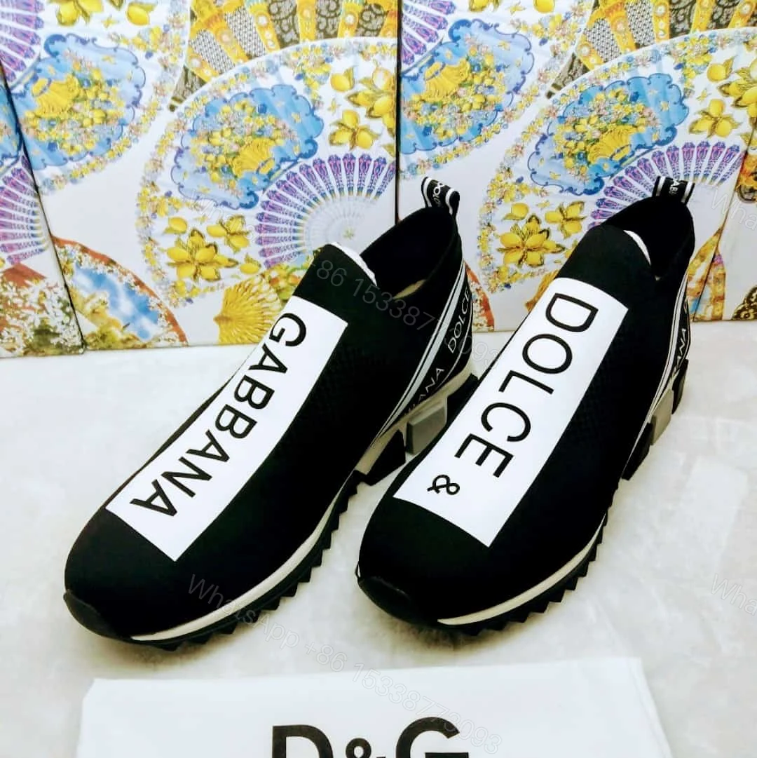 View 7 of DOLCE & GABBANA STRETCH MESH SORRENTO SNEAKERS WITH LOGO – DG46