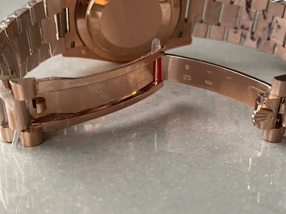 View 8 of GMF Factory 1:1 Rolex Day-Date 40mm 228235 904L RG Fluted Bezel Rose Gold Dial