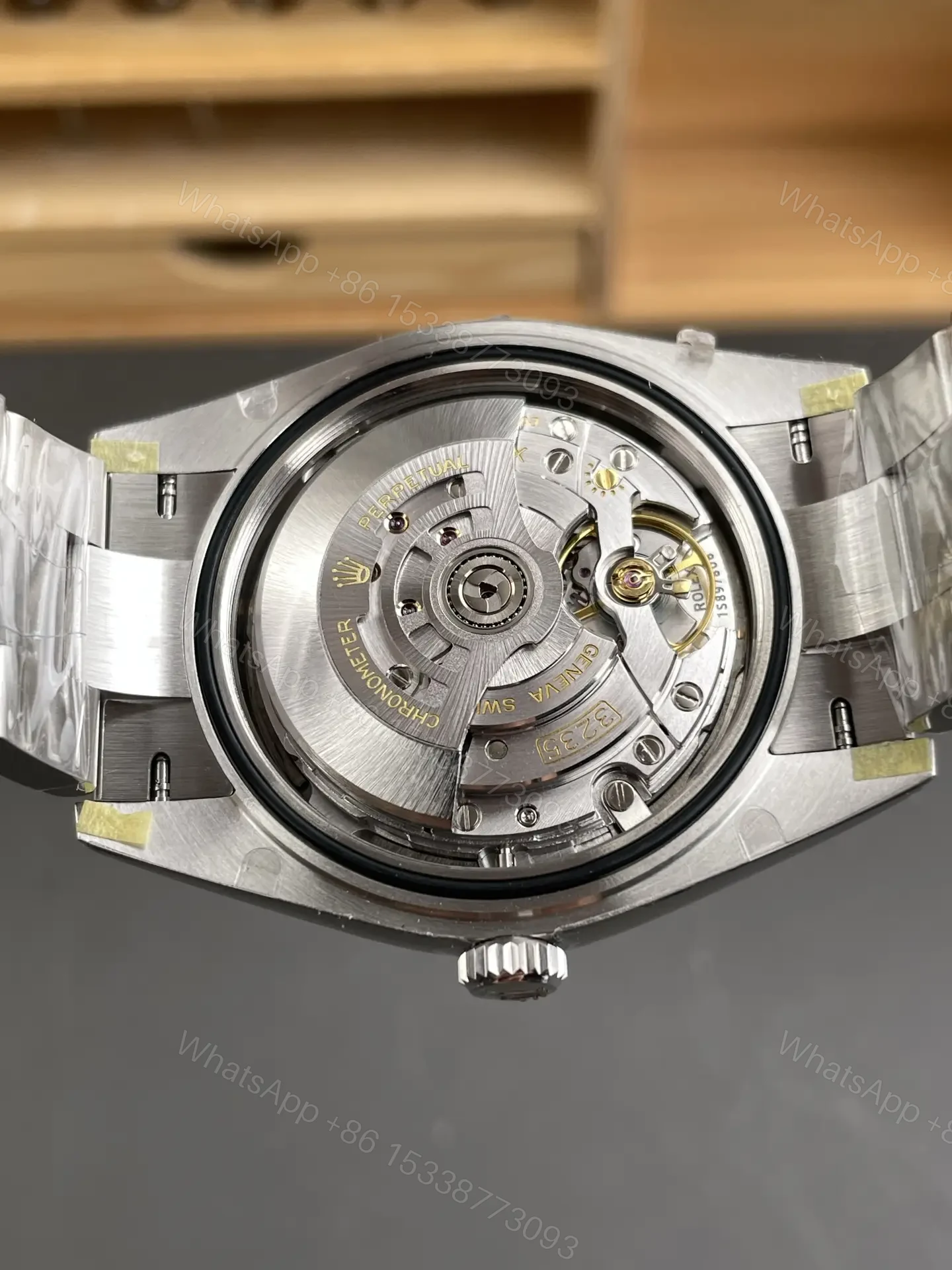 View 5 of Rolex Datejust 41 Stainless Steel Fluted Oyster Dark Rhodium – Diamond 126334-0005