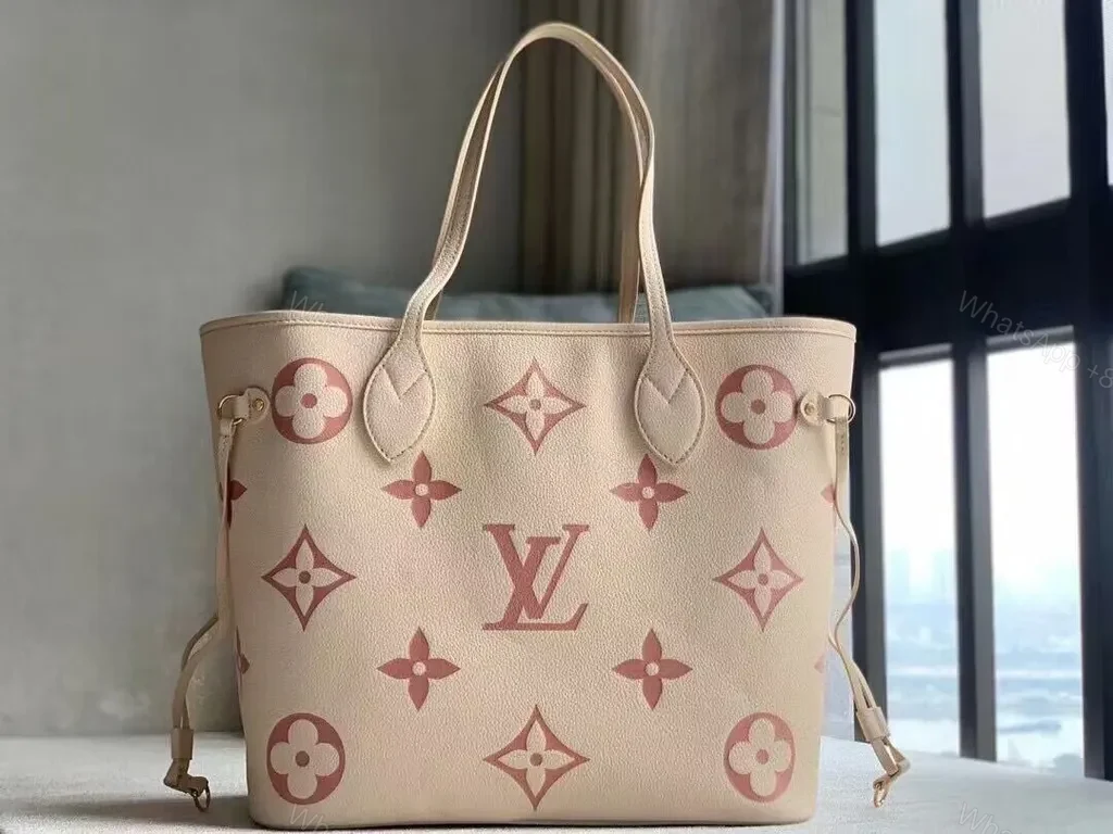 View 2 of Everyday Luxe Tote: Subtle Monogram, Pebbled Leather