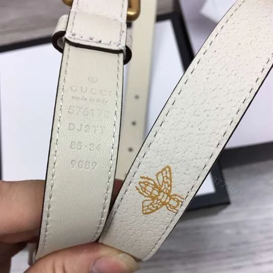 View 3 of GUCCI BELT WITH BEES AND STARS PRINT – B34