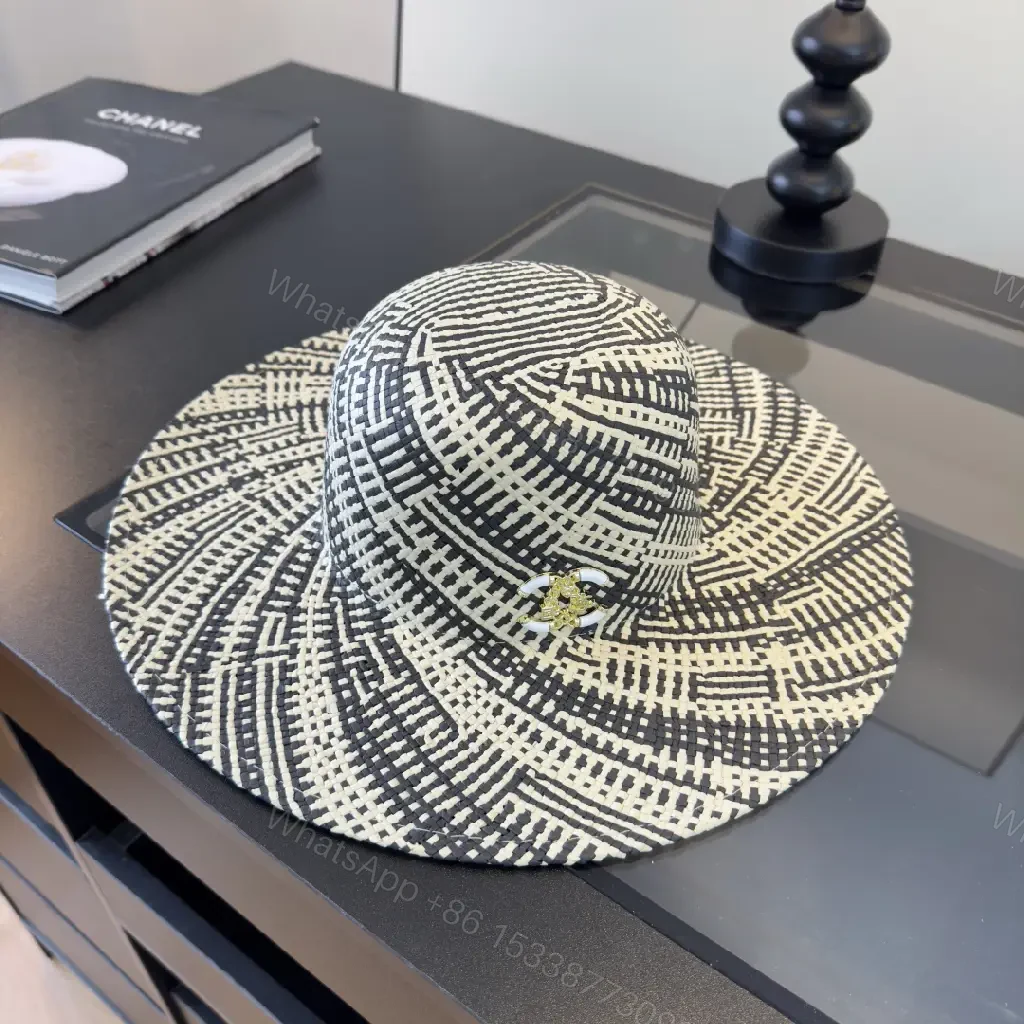 View 5 of Bold Geometric Hat with Luxe Pin—Premium Texture, All-Day Comfort