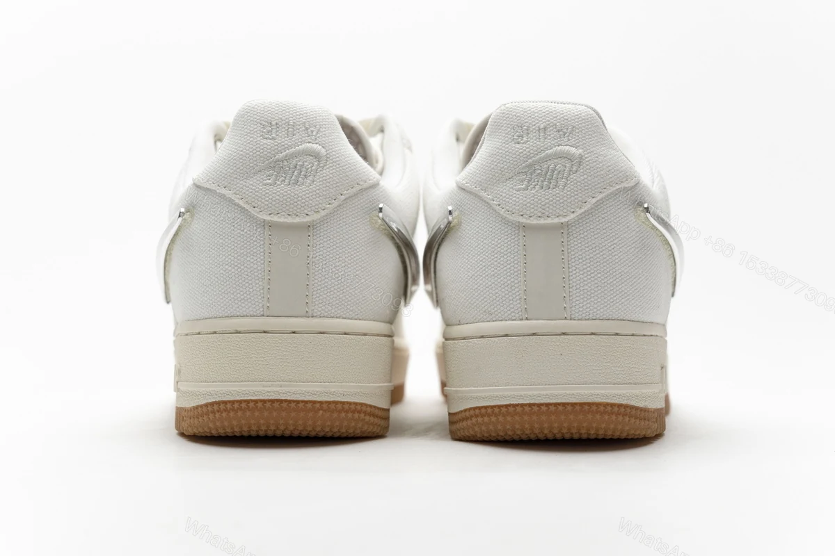 View 4 of Travis Scott x Nike Air Force 1“Sail” AQ4211-101