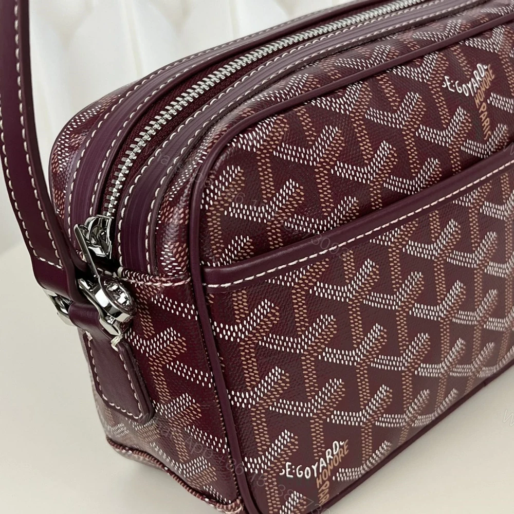 View 9 of 高仿Goyard*CAPVEP9相機郵差包朱紅小號免檢版