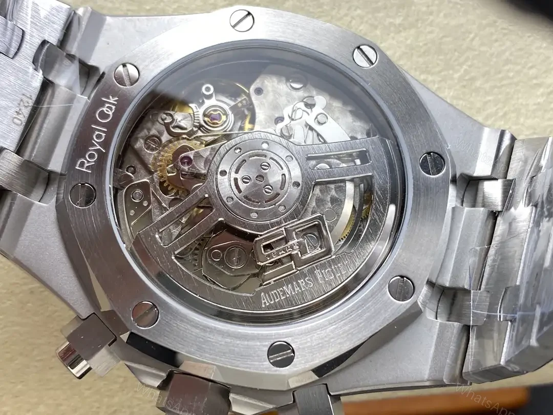 View 8 of Audemars Piguet Royal Oak Chronograph 41 Stainless Steel Green Dial 50th Anniversary 26240ST.OO.1320ST.04