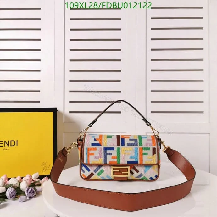 View 4 of Fendi Knockoff Baguette Bag in Premium Canvas BG41895