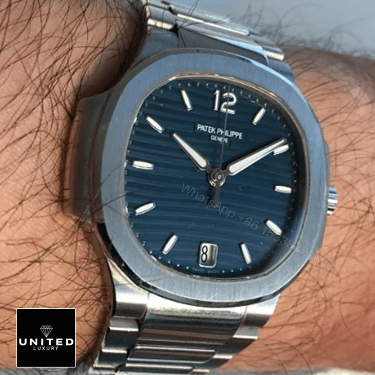 View 10 of Patek Philippe Nautilus Ladies Blue Replica