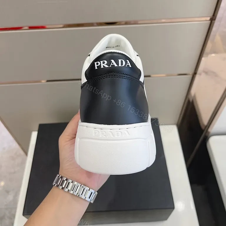 View 9 of Bold Contrast Prada-Inspired Sneakers: All-Day Comfort