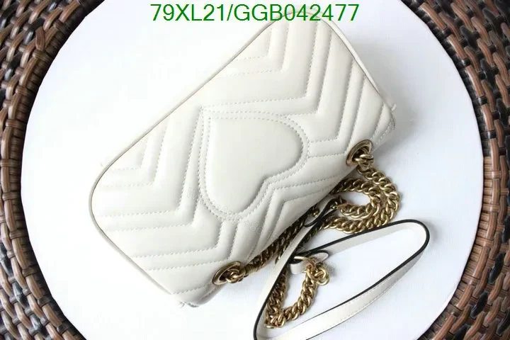 View 17 of Mini Gucci GG Marmont Bag in Red Matelassé Leather 768543