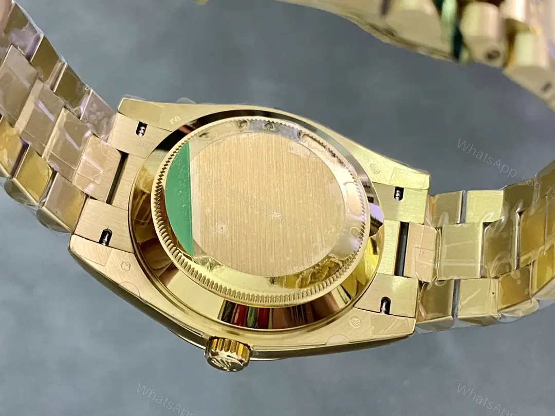 View 7 of Rolex Day-Date 40 Yellow Gold Fluted Green Ombré 228238-0069