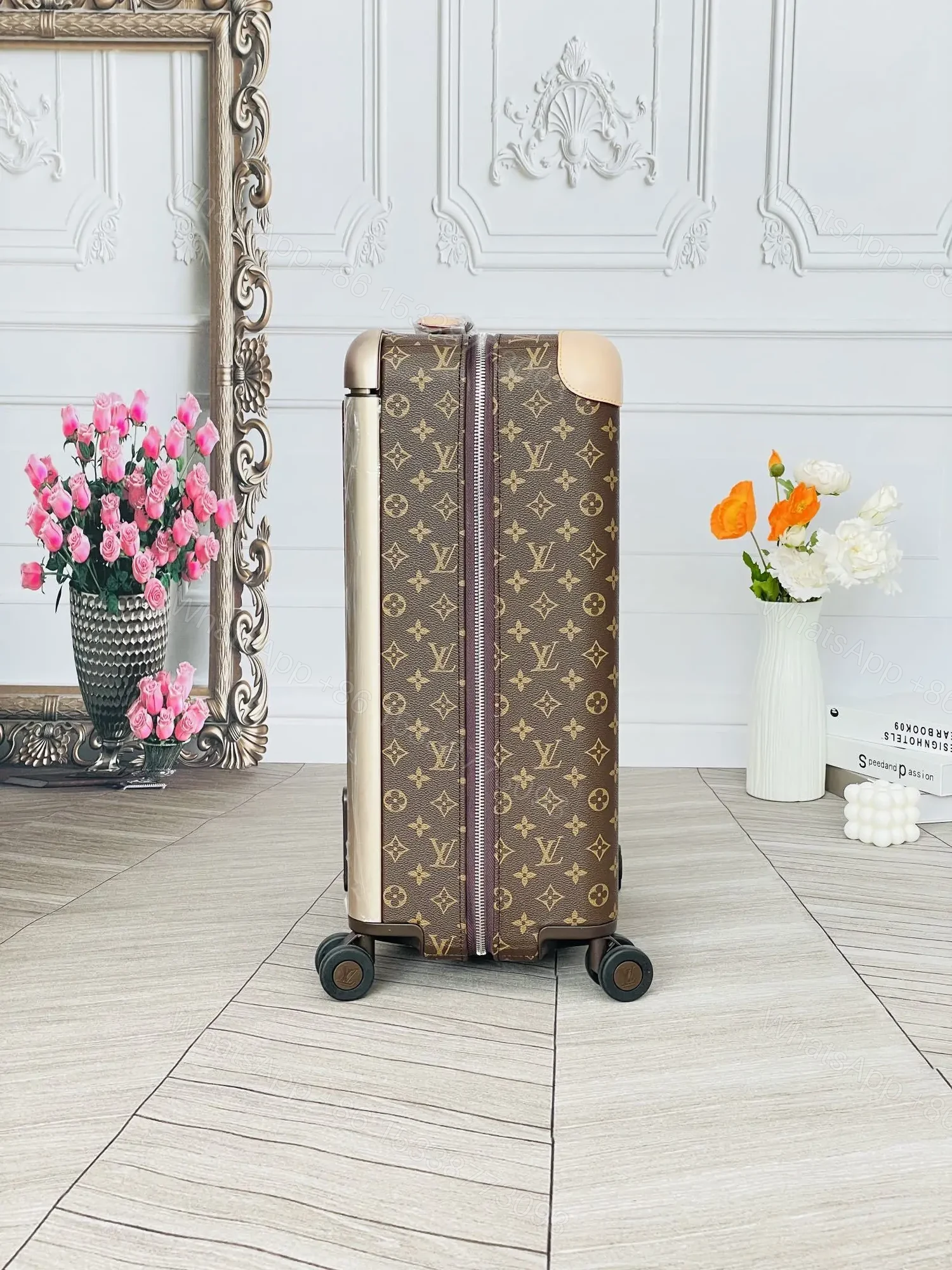 View 2 of Louis Vuitton Horizon 55 rolling suitcase in Monogram Canvas