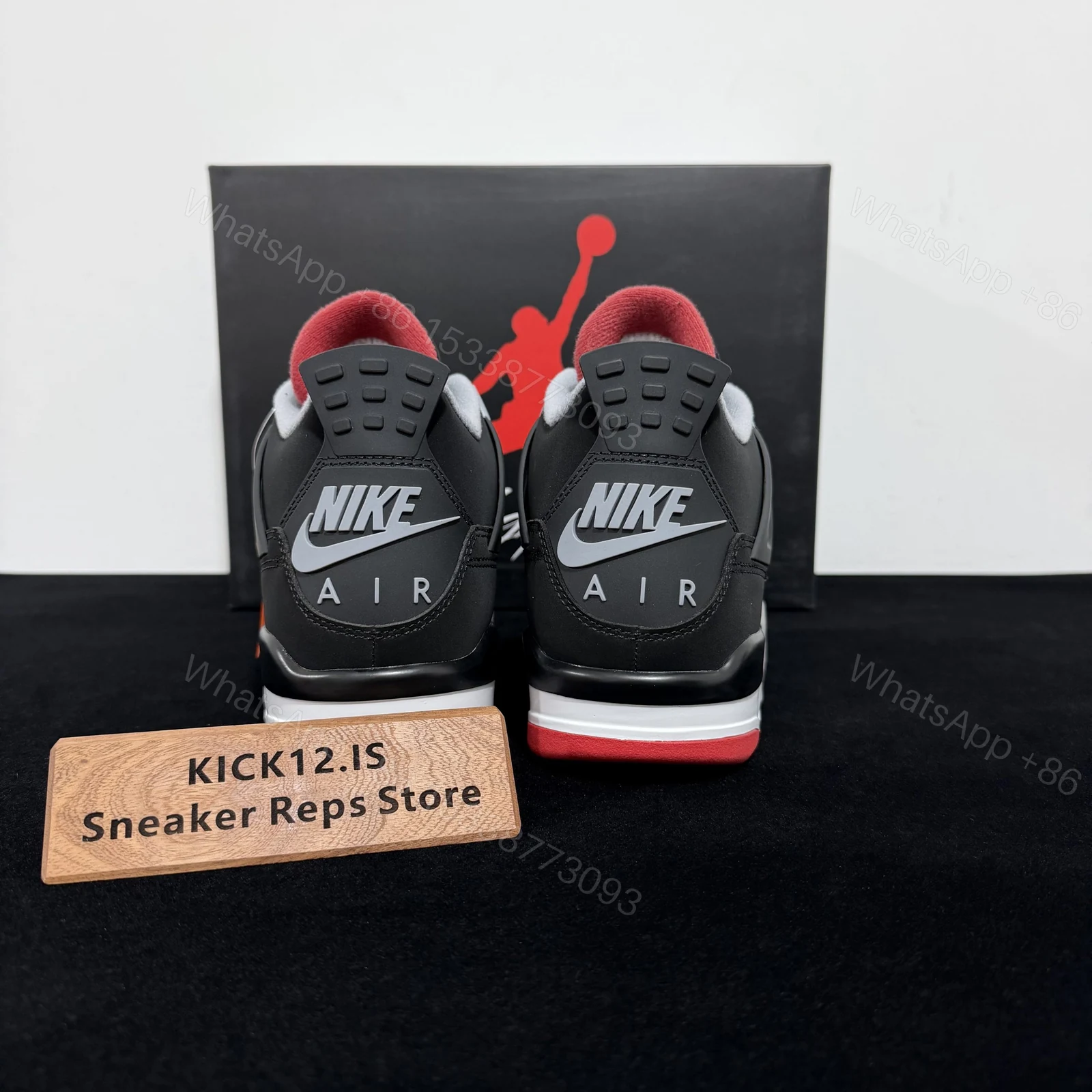 View 6 of Air Jordan 4 Retro Bred 2019 Reps