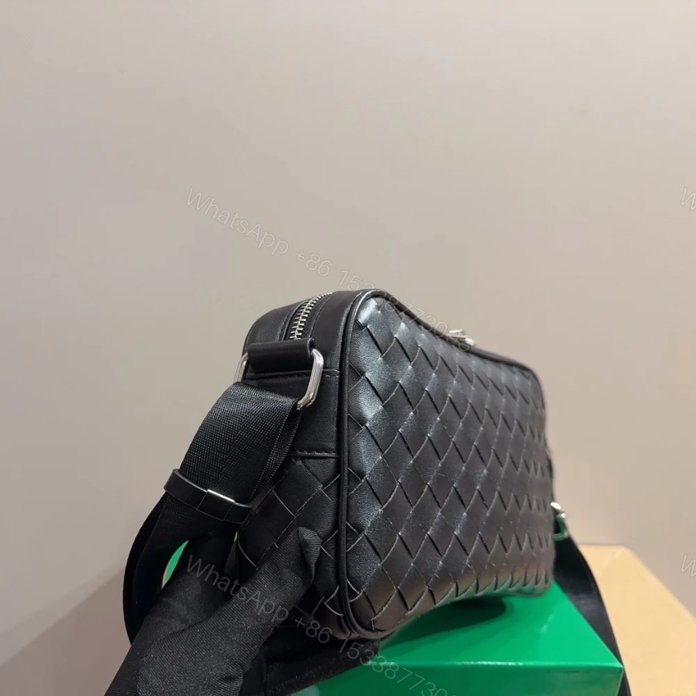 View 4 of Bottega Veneta Small Intrecciato Camera Bag Black 24Cm 755923V2HL18803