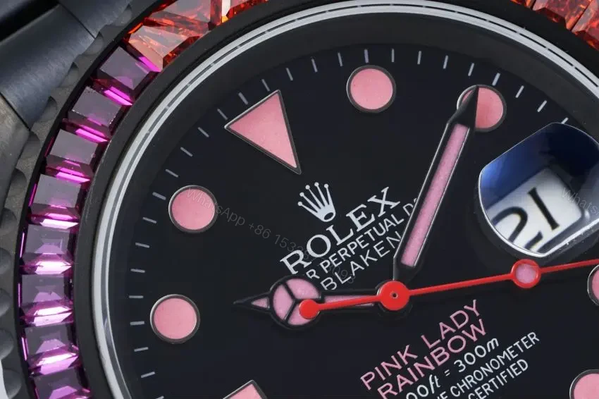 View 4 of JB Factory Clean Factory RA Factory Pink Rainbow Rolex Submariner