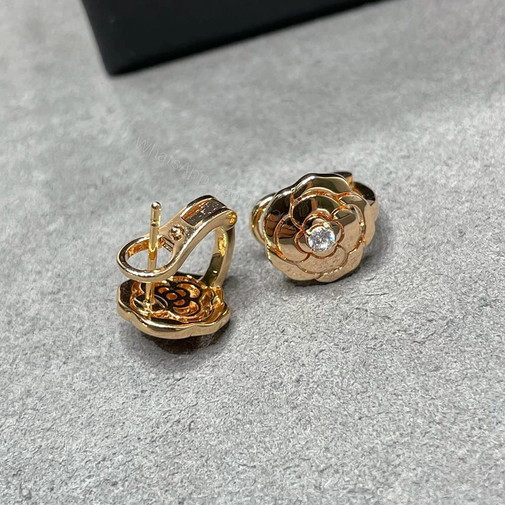 View 2 of CHANEL BOUTON EARRINGS
