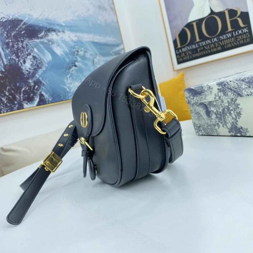 View 2 of Dior Medium Dior Bobby Bag Black Box Calfski