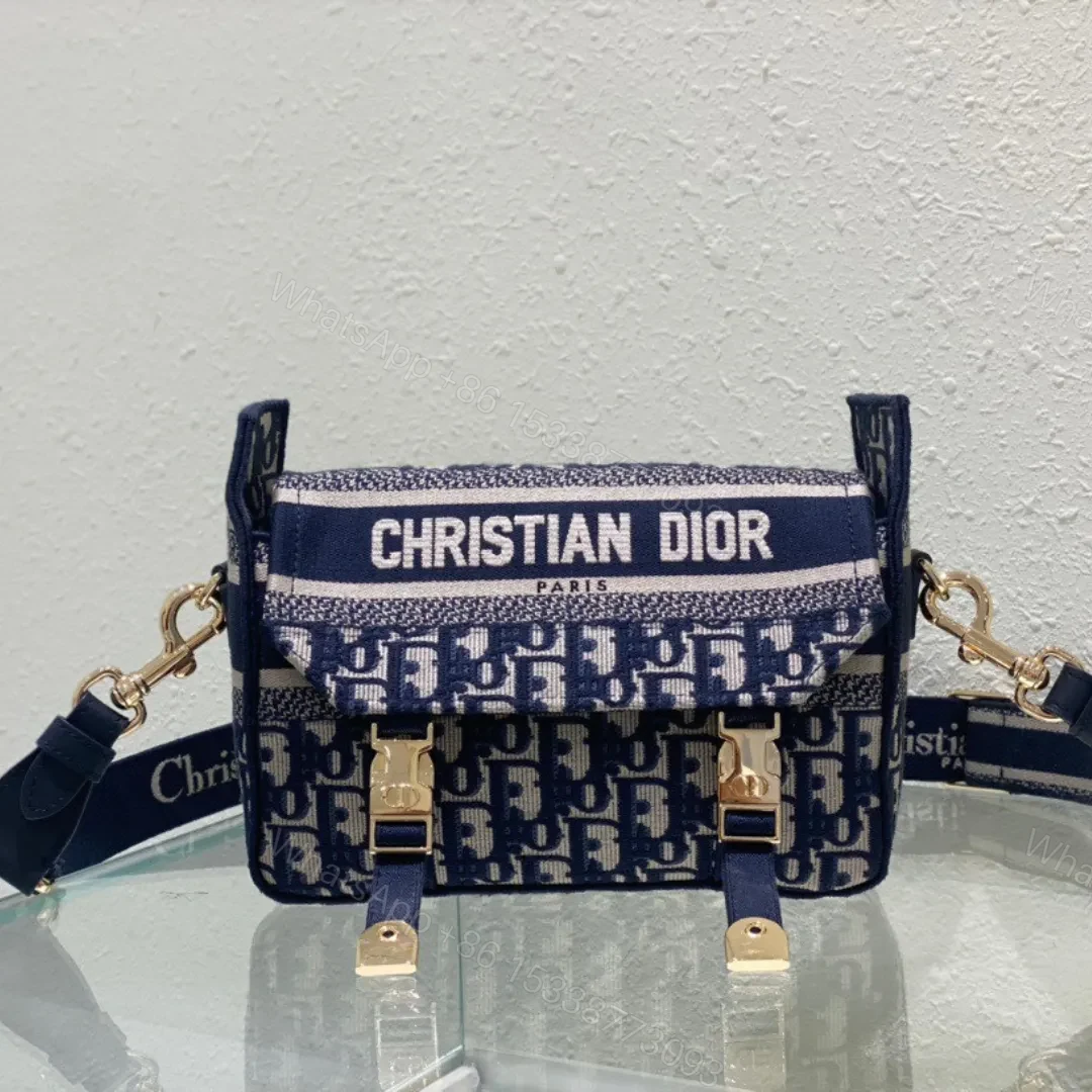 Dior Camp Women’s Canvas Patterned Handbag 25x15x8cm — view 1