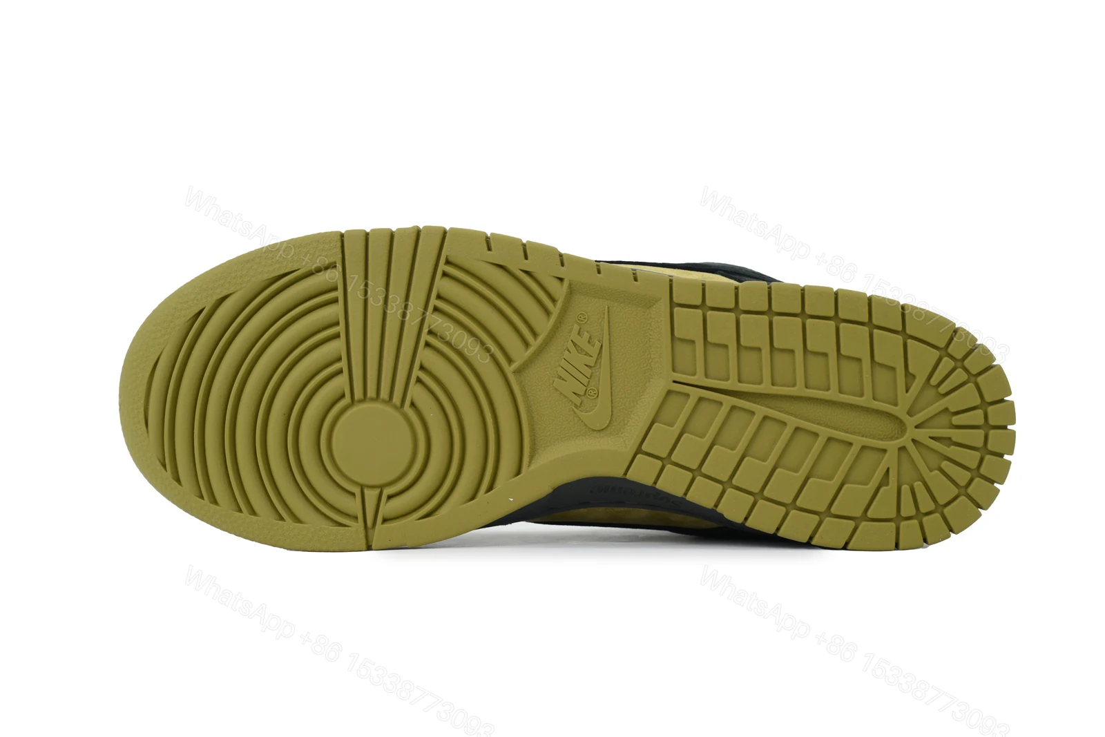 View 5 of Nike Supreme x Dunk Low SB 'Camper Green' HQ8487-300