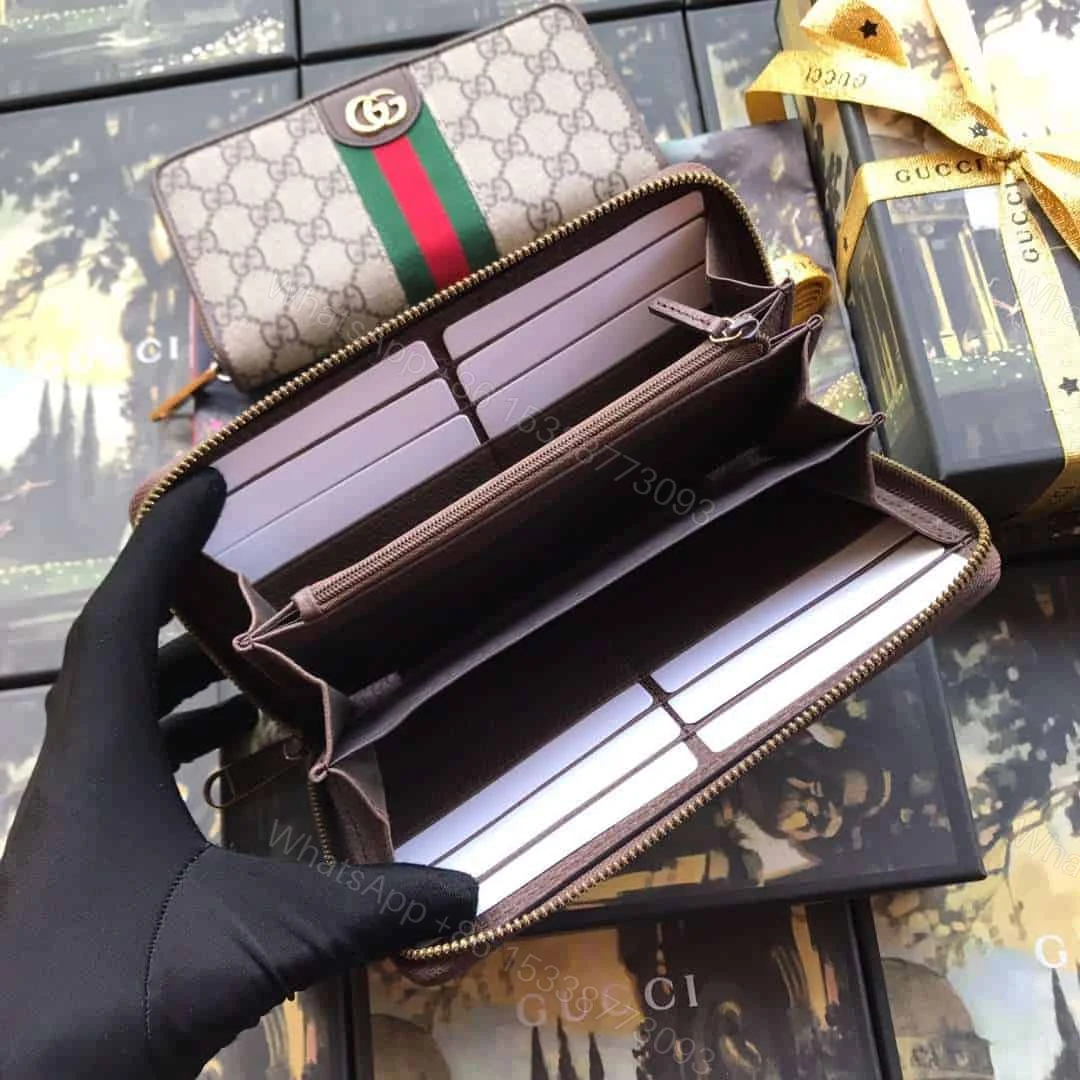 View 3 of GUCCI OPHIDIA GG ZIP AROUND WALLET