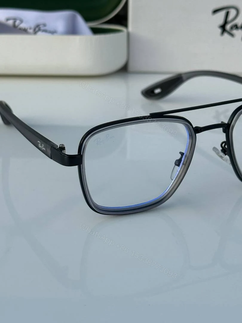 View 5 of First Copy Rayban 06 Grey Plano Sunglasses