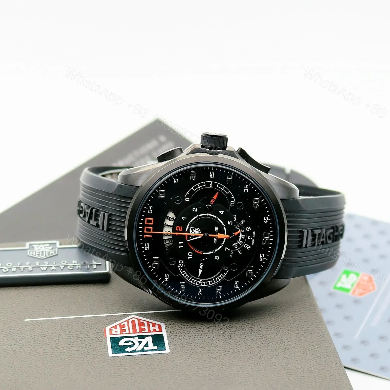 View 3 of Tag Heuer Mercedes Benz SLS Black Watch