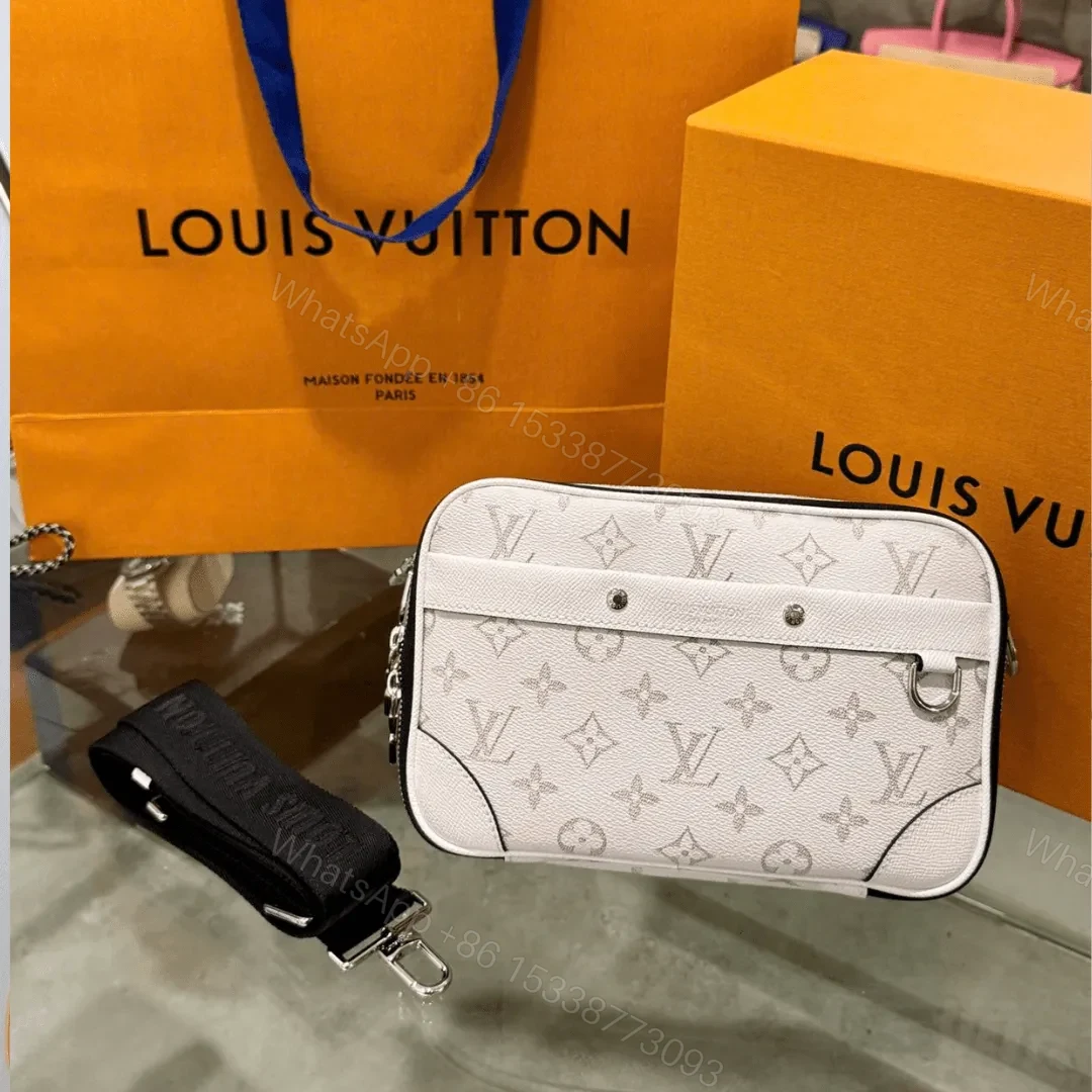 Louis Vuitton LV Alpha Monogram White Handbag 24x16x8cm — view 1